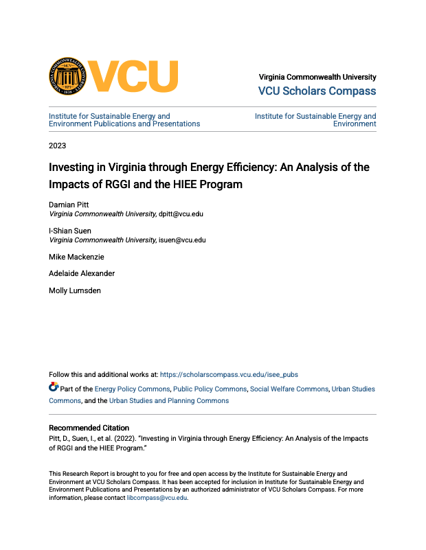 Investing in Virginia Through Energy Efficiency: An Analysis PDF image